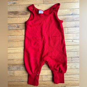 Hanna Andersson 12-18 Months Red Overall